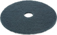 3M - Scrubbing Pad - 20" Machine, Blue Pad, Nylon & Polyester - Best Tool & Supply