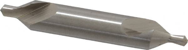 Combo Drill & Countersink: Metric, High Speed Steel Bright (Polished) Finish, Left Hand Cut