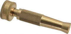 Value Collection - Garden Hose Noninsulated Twist Nozzle - Brass - Best Tool & Supply