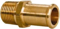 Parker - 3/8 NPT Thread Hose Barb x Male NPT Connector - 5/8" ID Hose, Brass - Best Tool & Supply