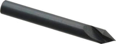 M.A. Ford - 3/16" Head Diam, 3/16" Shank Diam, 1 Flute 60° High Speed Steel Countersink - Bright Finish, 1-1/2" OAL, 0.045" Nose Diam, Single End, Straight Shank, Right Hand Cut - Best Tool & Supply