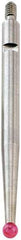 Starrett - 0.8mm Ball Diam, Carbide, Ball Test Indicator Contact Point - 1-5/16" Contact Point Length, Use with Starrett 811 & 811M Dial Test Indicators - Best Tool & Supply