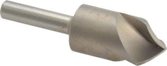 M.A. Ford - 5/8" Head Diam, 1/4" Shank Diam, 3 Flute 90° High Speed Steel Countersink - Bright Finish, 2-1/4" OAL, 0.19" Nose Diam, Single End, Straight Shank, Right Hand Cut - Best Tool & Supply