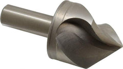 M.A. Ford - 2" Head Diam, 3/4" Shank Diam, 3 Flute 90° High Speed Steel Countersink - Bright Finish, 4-1/4" OAL, 0.6" Nose Diam, Single End, Straight Shank, Right Hand Cut - Best Tool & Supply