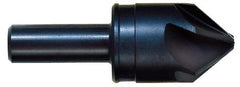 Hertel - 7/8" Head Diam, 1/2" Shank Diam, 6 Flute 60° High Speed Steel Countersink - Best Tool & Supply