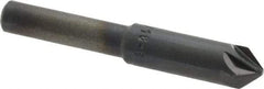 M.A. Ford - 5/16" Head Diam, 1/4" Shank Diam, 6 Flute 82° High Speed Steel Countersink - Bright Finish, 2" OAL, 0.08" Nose Diam, Single End, Straight Shank, Right Hand Cut - Best Tool & Supply