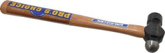 Vaughan Bushnell - 1-1/4 Lb Head Ball Pein Hammer - Hickory Handle, 15" OAL - Best Tool & Supply