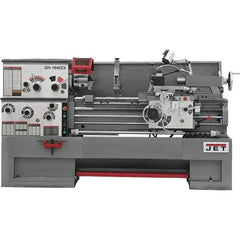 Jet - 16" Swing, 40" Between Centers, 230/460 Volt, Triple Phase Engine Lathe - 7MT Taper, 7-1/2 hp, 25 to 1,800 RPM, 3-1/8" Bore Diam, 40" Deep x 48" High x 97-1/2" Long - Best Tool & Supply