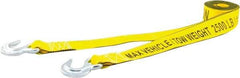 Erickson Manufacturing - S Hook Polyester Tow Strap - 15' Long, 5,000 Lb Capacity - Best Tool & Supply