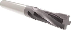 Allied Machine and Engineering - M4x0.70 Metric, 0.115" Cutting Diam, 3 Flute, Solid Carbide Helical Flute Thread Mill - Internal/External Thread, 0.276" LOC, 2" OAL, 1/8" Shank Diam - Best Tool & Supply