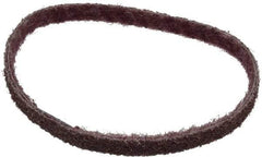 Brite Star - 1/2" Wide x 18" OAL, Aluminum Oxide Abrasive Belt - Aluminum Oxide, Medium, Nonwoven, Series SC-BS - Best Tool & Supply