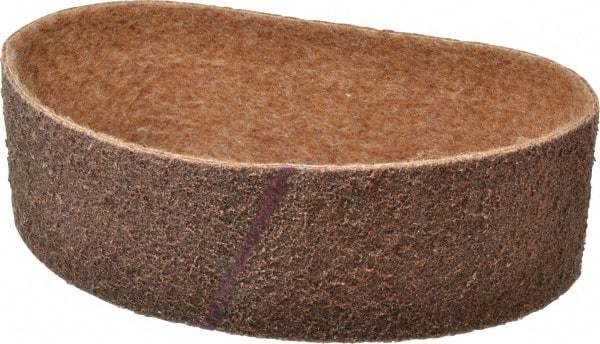 Brite Star - 3" Wide x 24" OAL, Aluminum Oxide Abrasive Belt - Aluminum Oxide, Coarse, Nonwoven, Series SC-BS - Best Tool & Supply