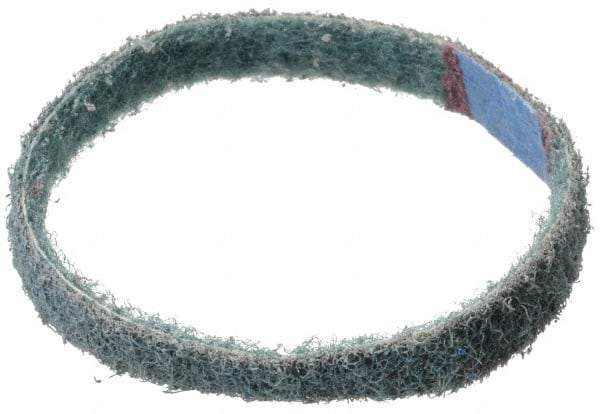 Brite Star - 1/2" Wide x 12" OAL, Aluminum Oxide Abrasive Belt - Aluminum Oxide, Very Fine, Nonwoven, Series SC-BS - Best Tool & Supply