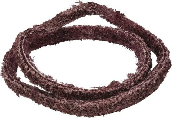 Brite Star - 1/4" Wide x 18" OAL, Aluminum Oxide Abrasive Belt - Aluminum Oxide, Medium, Nonwoven, Series SC-BS - Best Tool & Supply