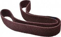 Brite Star - 2" Wide x 60" OAL, Aluminum Oxide Abrasive Belt - Aluminum Oxide, Medium, Nonwoven, Series SC-BS - Best Tool & Supply