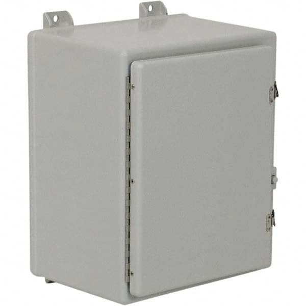 Wiegmann - NEMA 4X Fiberglass Standard Enclosure with Continuous Hinge Cover - Best Tool & Supply