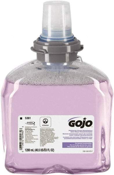 GOJO - 1,200 mL Dispenser Refill Foam Hand Cleaner - General Duty, Purple, Cranberry Scent - Best Tool & Supply