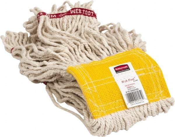 Rubbermaid - 5" Yellow Head Band, Small Blended Fiber Loop End Mop Head - 4 Ply, Use for General Purpose - Best Tool & Supply