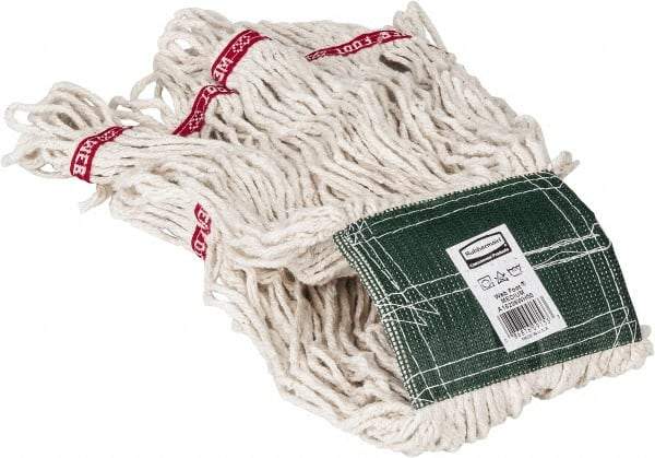 Rubbermaid - 5" Green Head Band, Medium Blended Fiber Loop End Mop Head - 4 Ply, Use for General Purpose - Best Tool & Supply