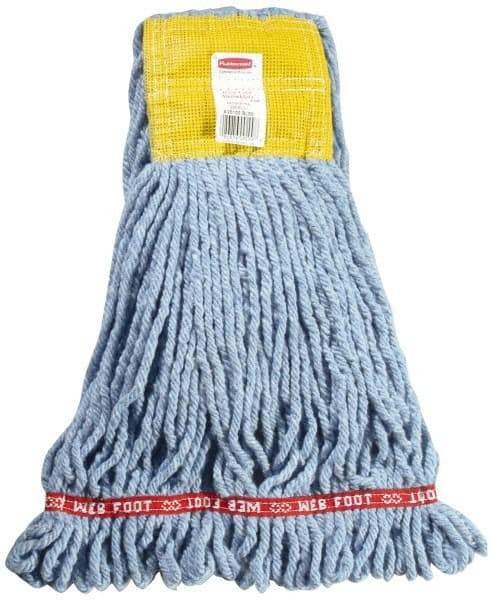 Rubbermaid - 5" Yellow Head Band, Small Blended Fiber Loop End Mop Head - 4 Ply, Use for General Purpose - Best Tool & Supply