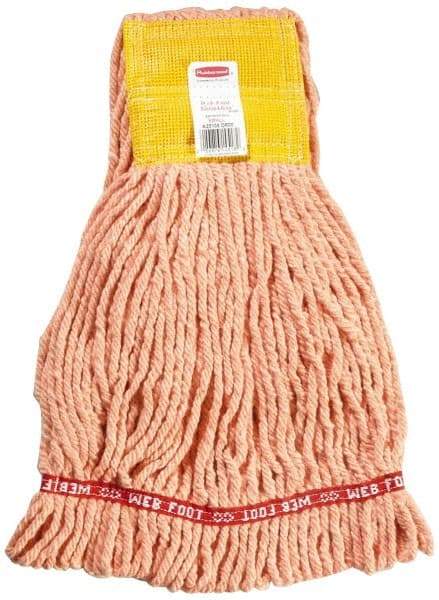 Rubbermaid - 5" Yellow Head Band, Small Blended Fiber Loop End Mop Head - 4 Ply, Use for General Purpose - Best Tool & Supply