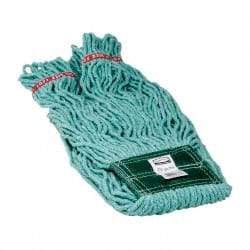 Rubbermaid - 5" Green Head Band, Medium Blended Fiber Loop End Mop Head - 4 Ply, Use for General Purpose - Best Tool & Supply