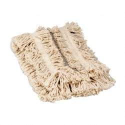 Rubbermaid - 48" Long x 5" Wide Yarn Blend Dust Mop Head - Envelope Connection, White - Best Tool & Supply