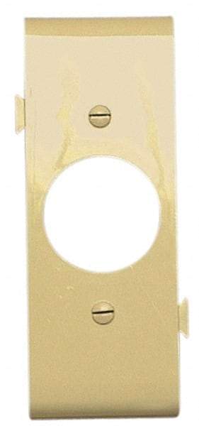 Pass & Seymour - 1 Gang, 4.9062 Inch Long x 1-13/16 Inch Wide, Sectional Wall Plate - Single Outlet Center Panel, Ivory, Nylon - Best Tool & Supply