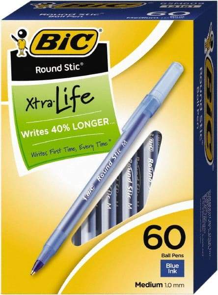 Bic - Conical Ball Point Pen - Blue - Best Tool & Supply