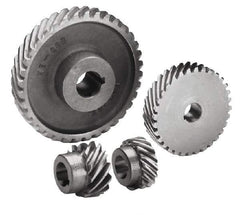 Boston Gear - 24 Pitch, 1" Pitch Diam, 1.059" OD, 24 Tooth Helical Gear - 1/4" Face Width, 1/2" Bore Diam, 14.5° Pressure Angle, Steel - Best Tool & Supply