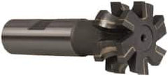 Whitney Tool Co. - 3/16" Radius, 3/8" Circle Diam, 1-3/8" Cutter Diam, 3/4" Cutting Width, Shank Connection, Concave Radius Cutter - 3/4" Shank Diam, 3-1/2" OAL, Carbide-Tipped, Uncoated, Profile Ground, 6 Teeth, Weldon Flat - Best Tool & Supply