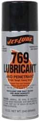 Jet-Lube - 12 oz Aerosol Thin Oily Film Penetrant/Lubricant - Clear Amber, Food Grade - Best Tool & Supply