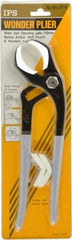 Value Collection - 12" OAL, 2-1/4" Jaw Length x 3-3/4" Jaw Width, 8 Position Tongue & Groove Pliers - Soft Curved Jaws, Standard Head - Best Tool & Supply