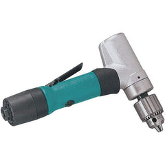 Dynabrade - 1/4" Keyed Chuck - Right Angle Handle, 3,200 RPM, 22 CFM, 0.4 hp - Best Tool & Supply