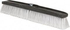 PRO-SOURCE - 24" General Purpose Polypropylene Push Broom - 3" Bristle Length, Plastic Block, Bolt-On Handle Connection, Handle Sold Separately - Best Tool & Supply