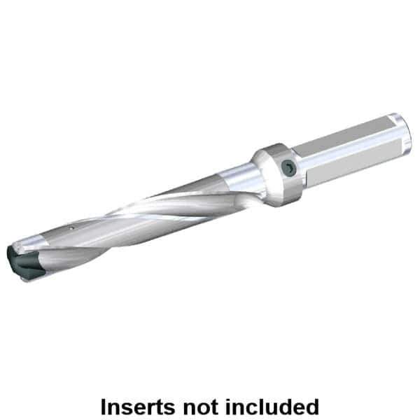 Kennametal - 25 to 25.5mm Diam, 5xD, 130mm Max Depth, 1" Shank Diam, 161.04mm Flute, 257.18mm OAL, Replaceable Tip Drill - KSEM0984 Insert, 5 Seat Size, Series KSEM - Best Tool & Supply