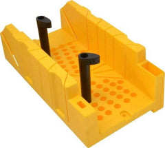 Stanley - 22.5°, 45°, 60°, 90° Back/Panel Saw Miter Box Only - 4-1/4" Box Width x 12" Box Length - Best Tool & Supply