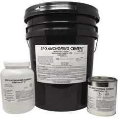 Made in USA - 640 oz Pail Two Part Epoxy - 1440 min Working Time, 15,000 psi Shear Strength - Best Tool & Supply