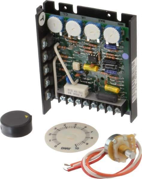 Dart Controls - 1/8 Max hp, 25 Max RPM, Electric AC DC Motor - 120, 240 V Input - Best Tool & Supply