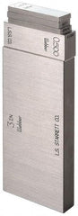 Starrett - 0.25" Rectangular Steel Gage Block - Accuracy Grade 0 - Best Tool & Supply