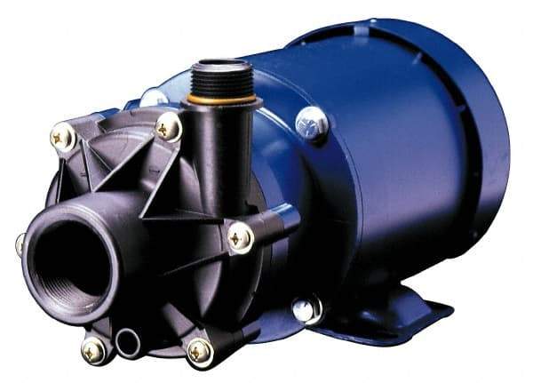 Finish Thompson - 7-1/2 HP, 97 Shut Off Feet, PVDF, Carbon and Viton Magnetic Drive Pump - 3 Phase - Best Tool & Supply