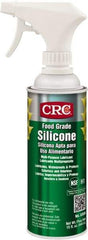 CRC - 16 oz Trigger Spray Can Nondrying Film/Silicone Penetrant/Lubricant - Clear & White, -40°F to 400°F, Food Grade - Best Tool & Supply