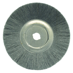 14" Diameter - Crimped Filament Wheel Brush - 0.055/80 Grit - Best Tool & Supply