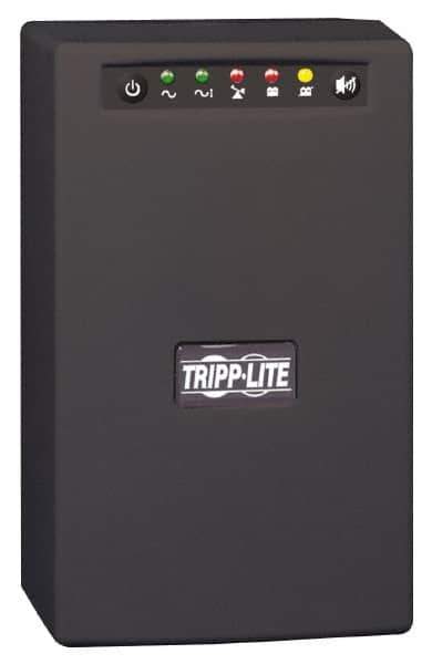 Tripp-Lite - 12 Amp, 1,500 VA, Wall Mount Line Interactive Backup Uninterruptible Power Supply - Backup 4 min with Full Load & 11.4 min with Half Load, 120 VAC Input, 115 & 120 VAC Output, 940 Watt Output, 1 Phases, 8 Outlets - Best Tool & Supply