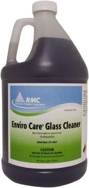 Rochester Midland Corporation - 1 Gal Bottle Fresh Glass Cleaner - Concentrated, Use on Ceramic Tile, Formica, Glass Surfaces, Mirrors, Plastic Surfaces, Stainless Steel - Best Tool & Supply