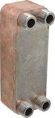 Lytron - Inch, Brazed Plate Heat Exchanger - Max psi, °F Max," Wide x" High x" Deep - Best Tool & Supply