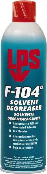 LPS - 20 oz Aerosol Cleaner/Degreaser - Aerosol, Unscented - Best Tool & Supply