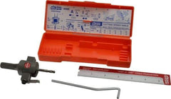 SPI - 3/4 to 3" Cutting Diam, 3/8" Cutting Depth, Circle Cutter & Trepanning Tool - Straight Shank, 1/2" Shank Diam - Best Tool & Supply