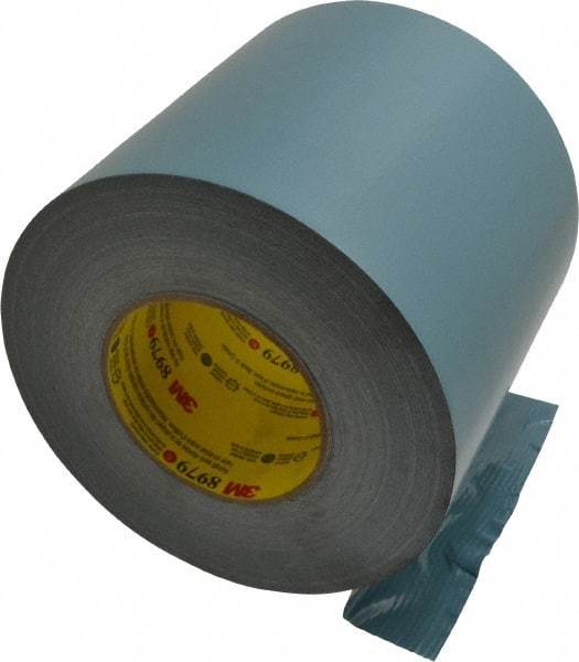 3M - 6" x 55m Blue Duct Tape - 12.1 mil, Rubber Adhesive, Polyethylene Film Backing, 36 Lb/ln Tensile Strength, 200°F Max, Series 8979 - Best Tool & Supply