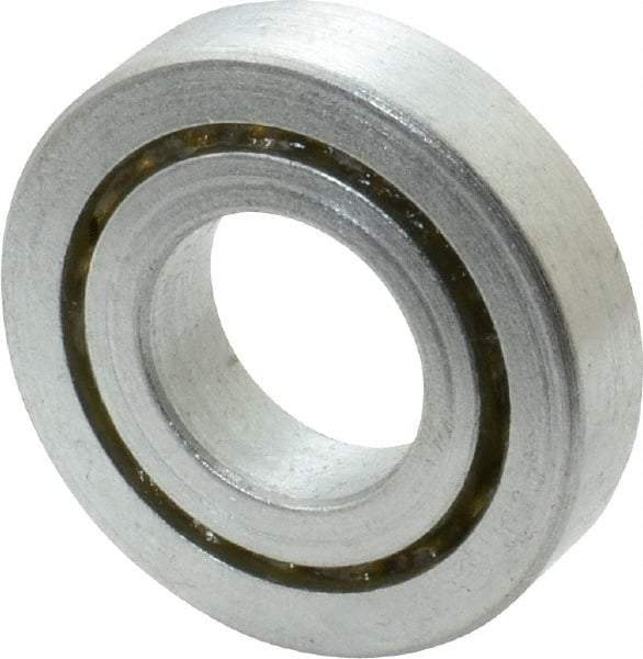 Value Collection - 3/4" Bore Diam, 1-5/8" OD, Open Unground Full Complement Radial Ball Bearing - 3/8" Wide, 1 Row, Round Bore, 825 Lb Dynamic Capacity - Best Tool & Supply